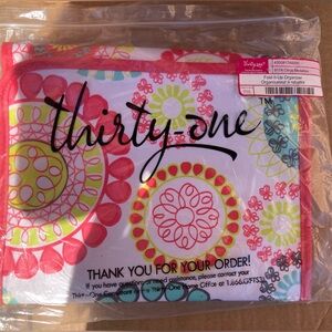 NEW Thirty-One Floral Fold-It-Up Organizer